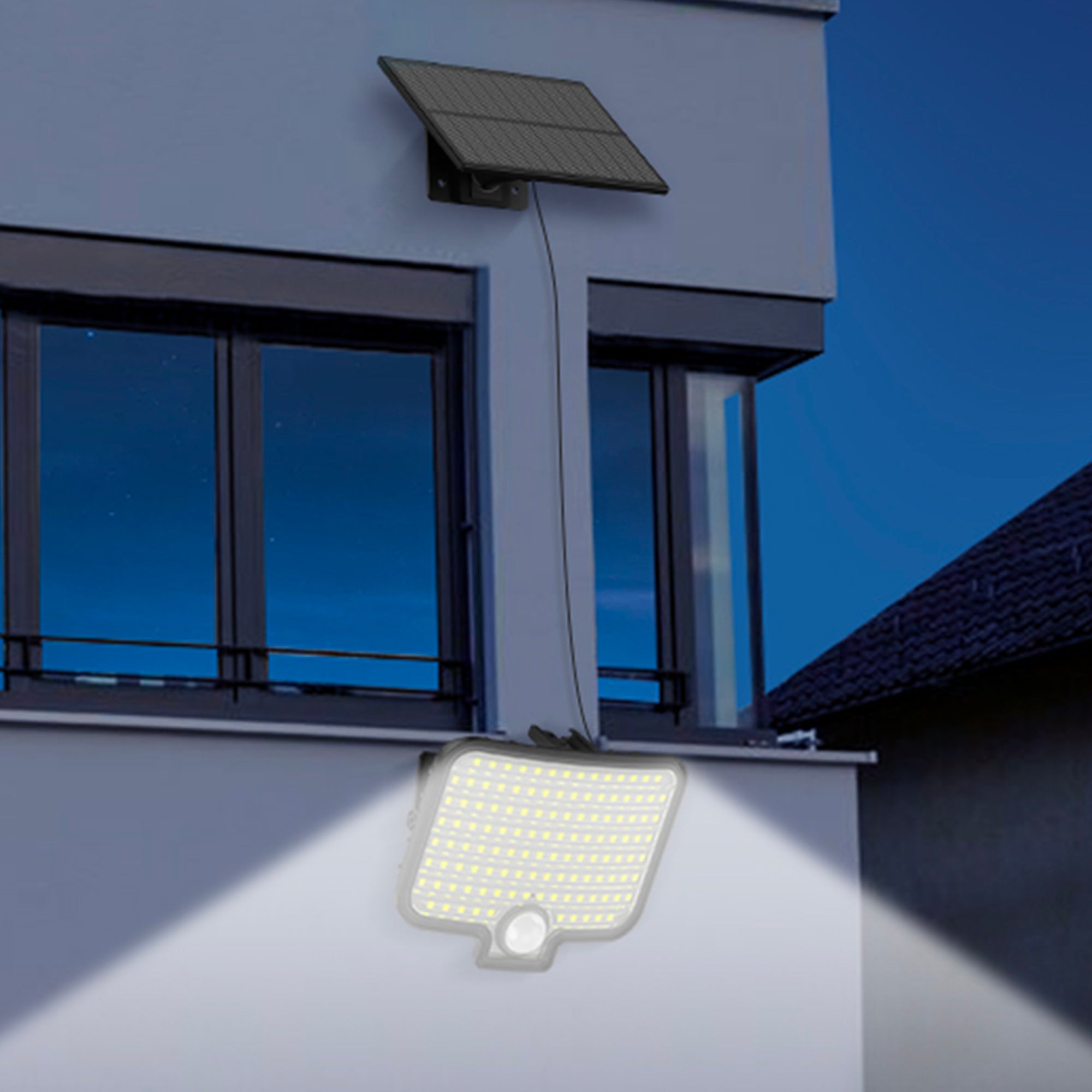 Red Deco Brightly lot 2 spots solaires LED détecteur mouvement