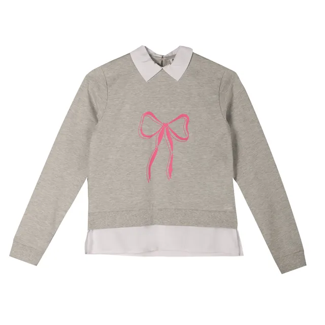 Stokomani Mode sweat gris enfant coton taille 08A