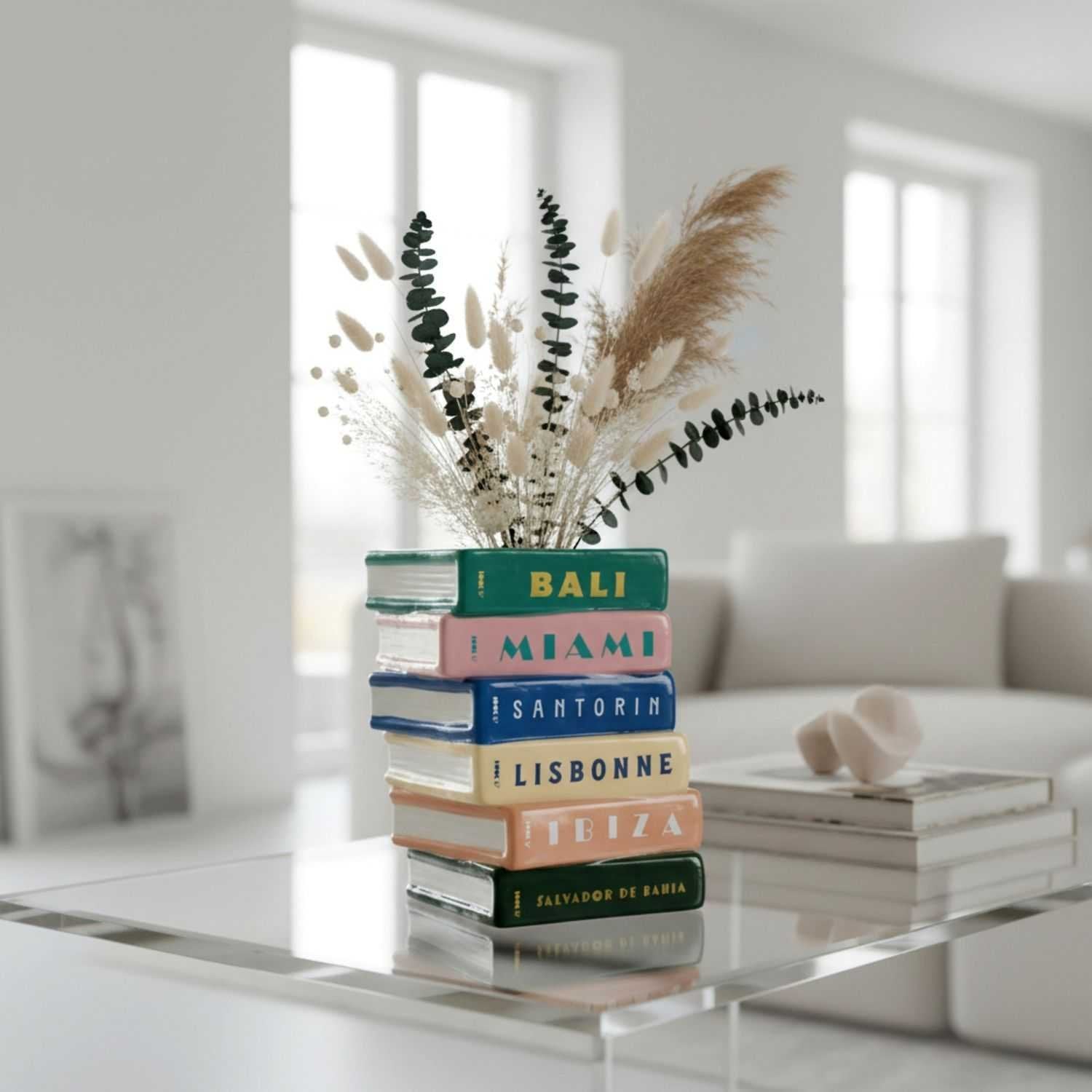 Stokomani Maison vase Escapade 18 cm déco à poser