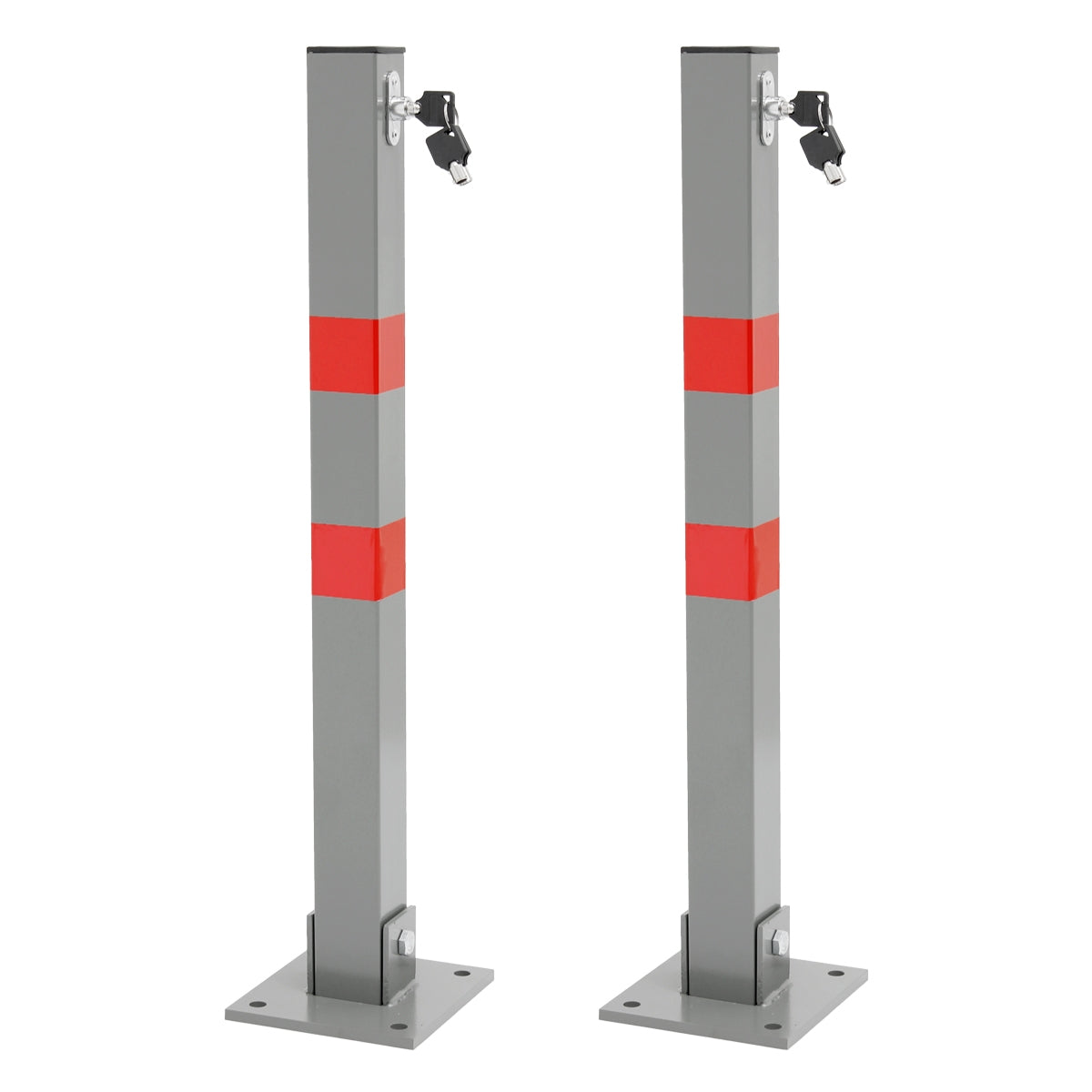 ECD Germany barrière parking acier 70 cm avec clés
