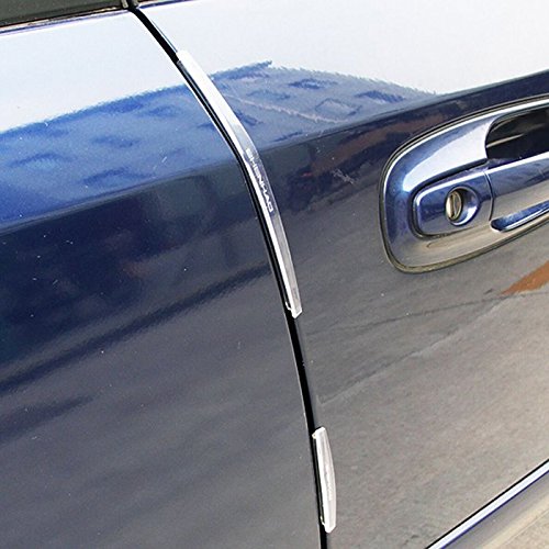 Shop-Story Bricolage Auto Lot 8 Protections Portières Voiture ABS Noir