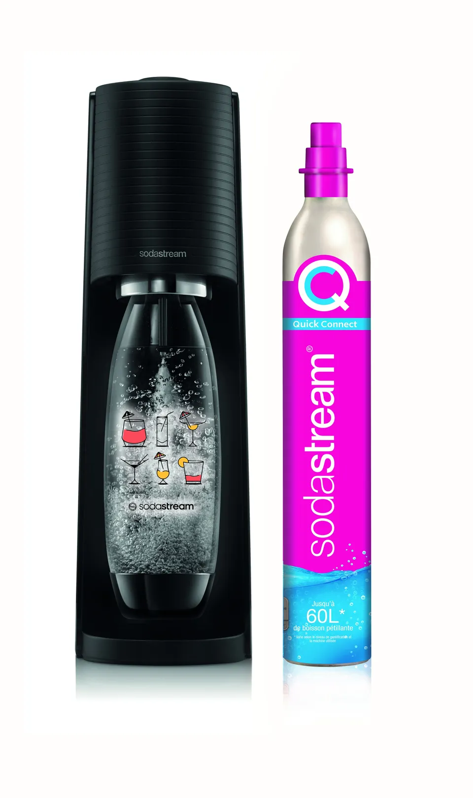 Stokomani Terra Cocktails machine eau gazeuse soda 1 L
