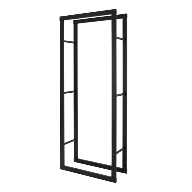 ML-Design Range-bûches acier gris foncé 60x25x150 cm