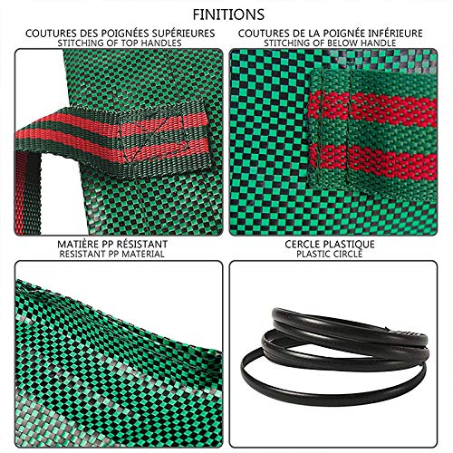 Shop-Story Maison sac de jardin pliable XXL 272L robuste