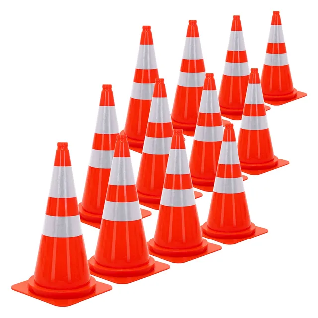 ECD Germany Pylônes 75 cm cône signalisation orange lot 12
