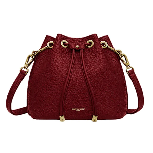 Stokomani Sac à main seau rouge femme