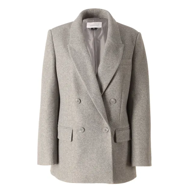 Stokomani Mode blazer gris clair femme taille 38 bureau