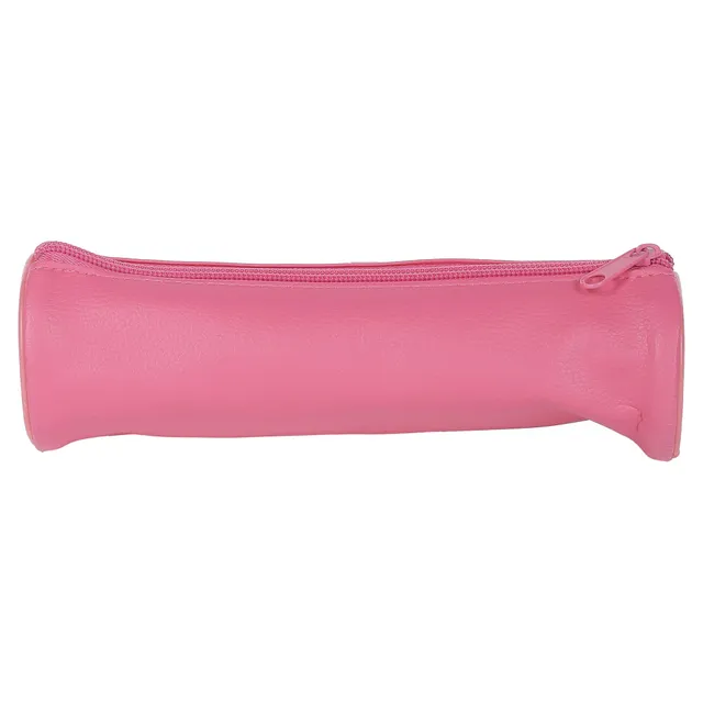 Stokomani Mode Trousse Imitation Cuir Rose scolaire crayons