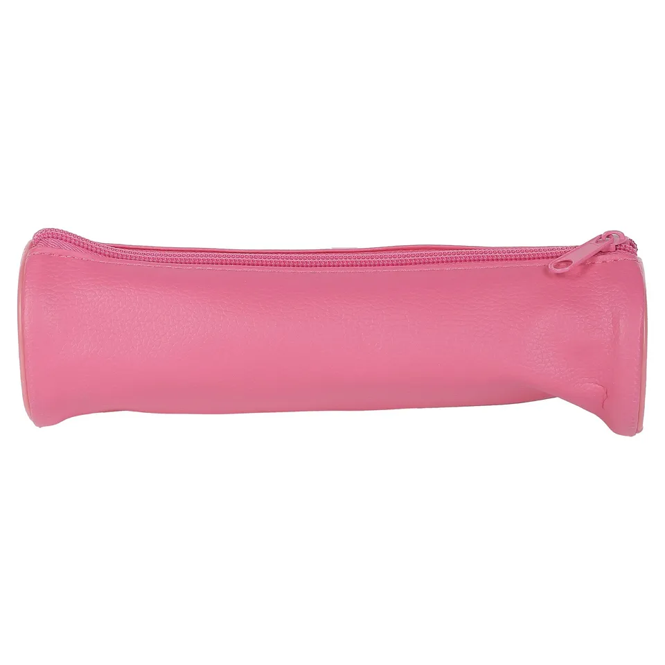 Stokomani Mode Trousse Imitation Cuir Rose scolaire crayons