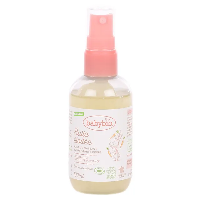 Stokomani Beauté huile de massage bébé bio naissance