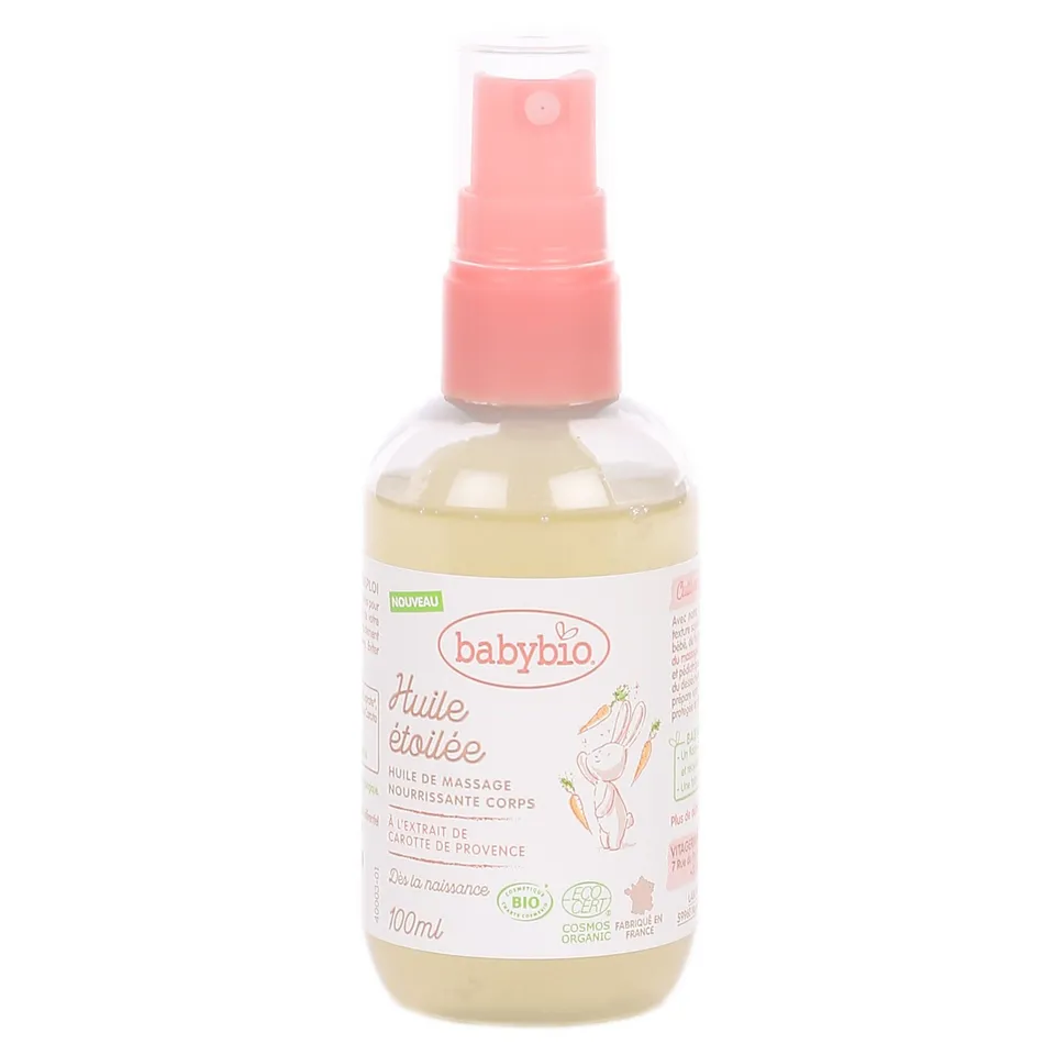 Stokomani Beauté huile de massage bébé bio naissance