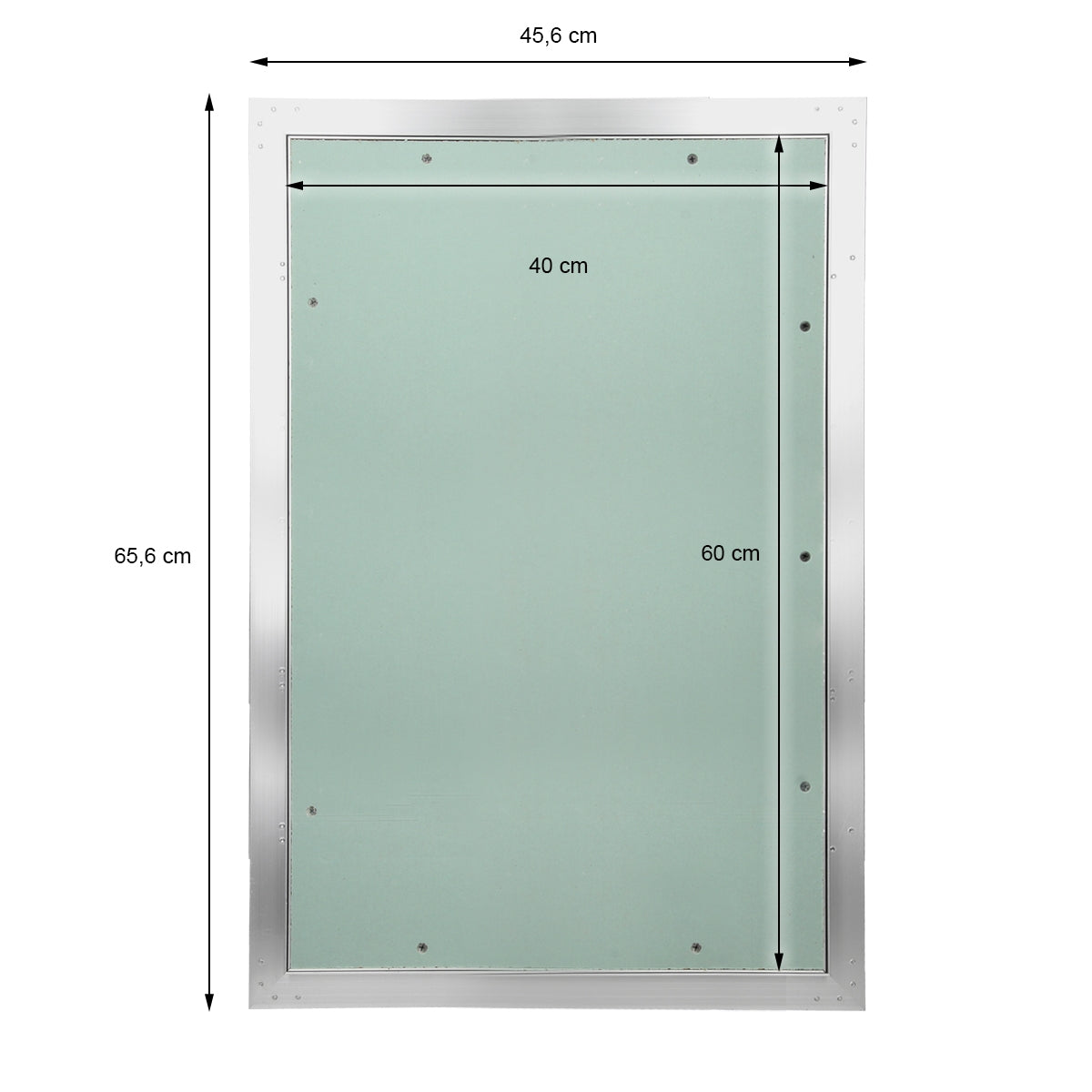 ECD Germany trappe de visite placo alu 40x60 cm à peindre