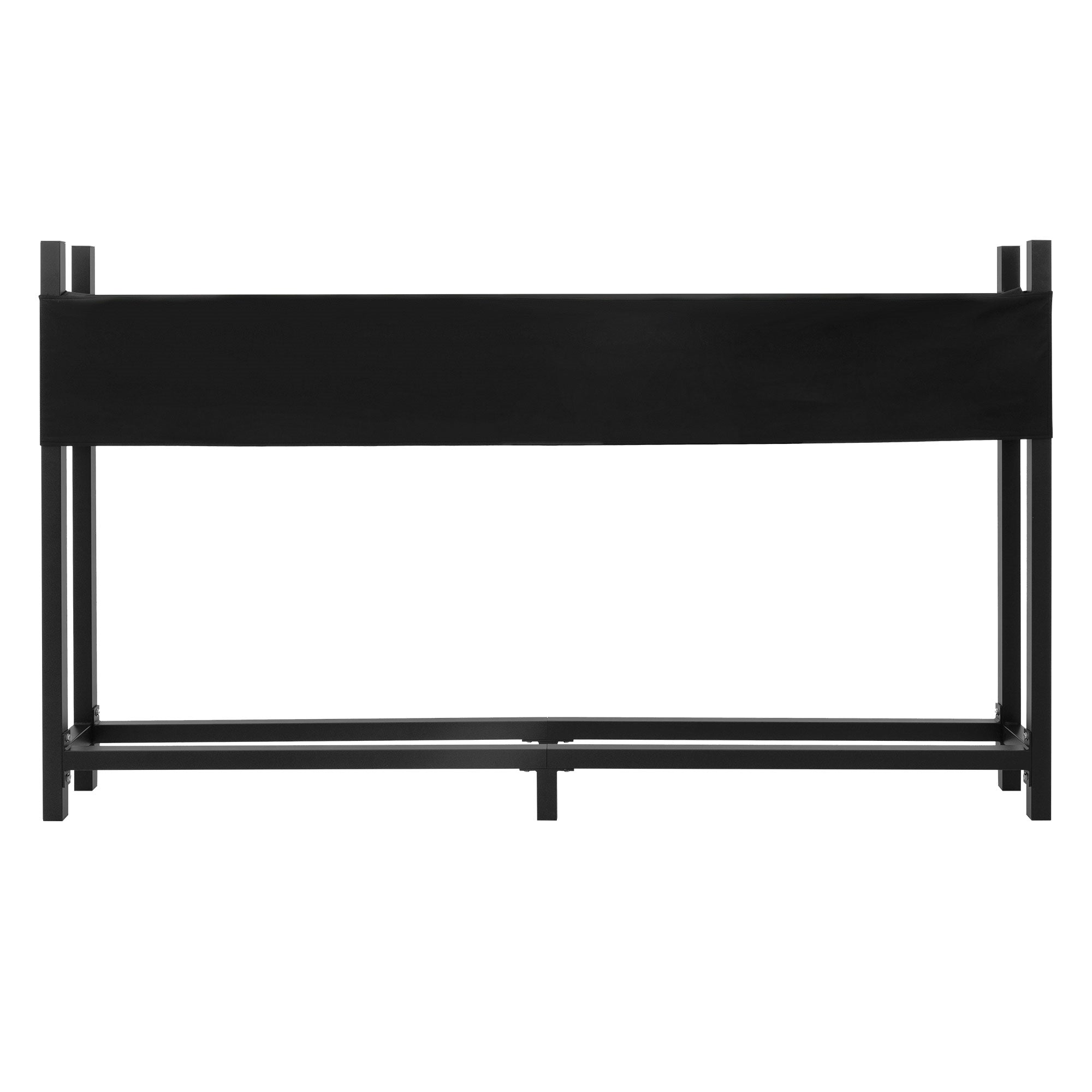 ECD Germany Garten abri bûches acier 113x25x115 bâche