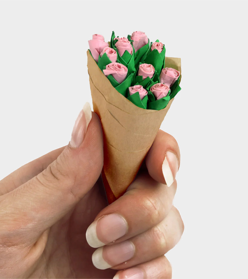 L'avant gardiste DIY mini bouquet fleurs papier à personnaliser