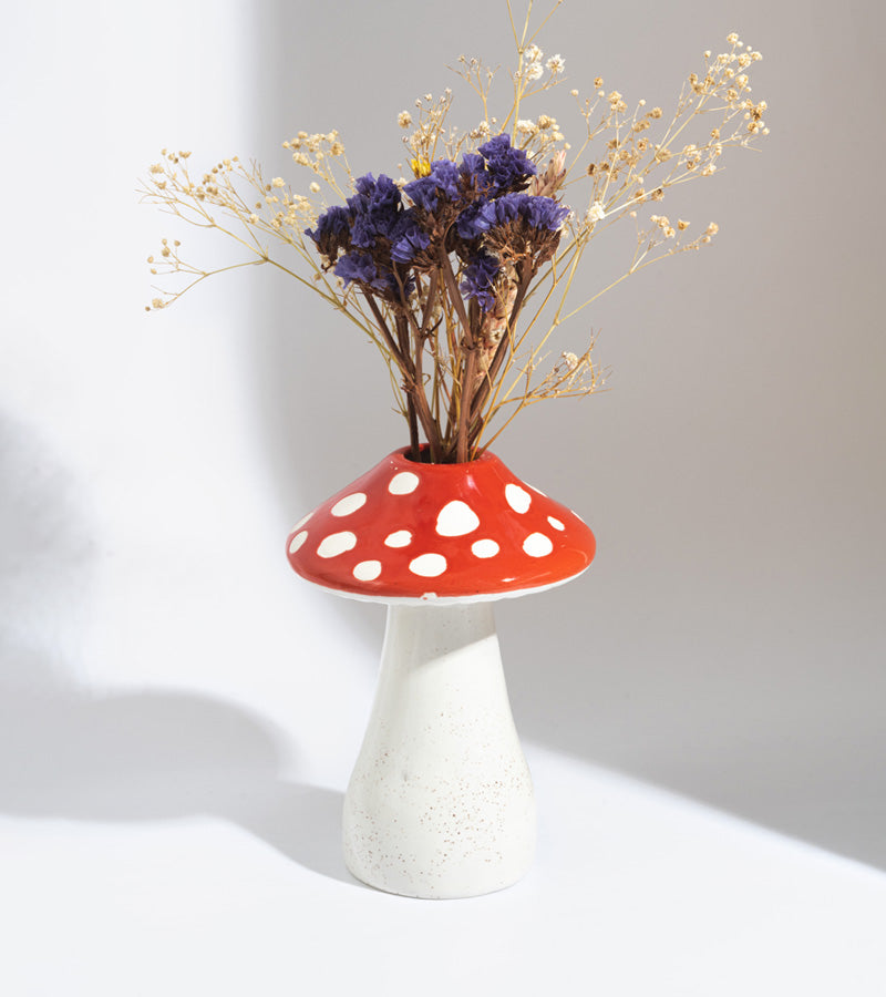 L'avant gardiste Vase Champignon Petit vase céramique champignon
