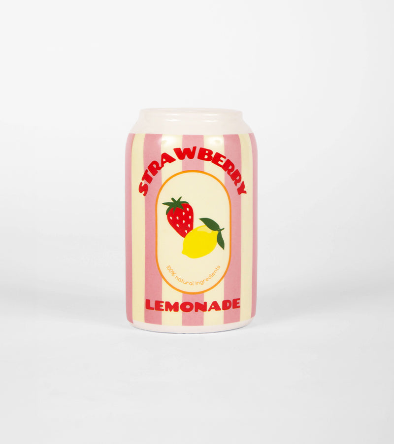 L'avant gardiste Vase canette strawberry lemonade