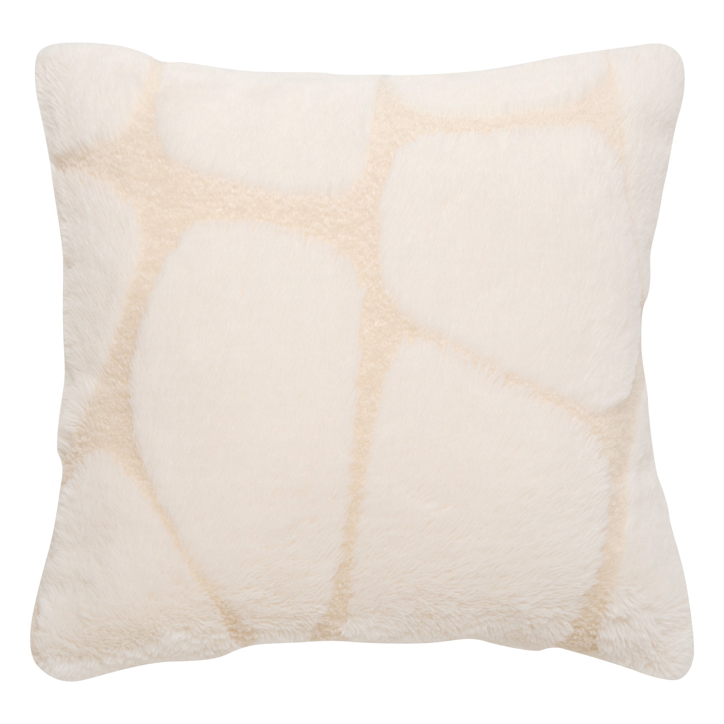 Stokomani coussin en fourrure 40x40 cm doux