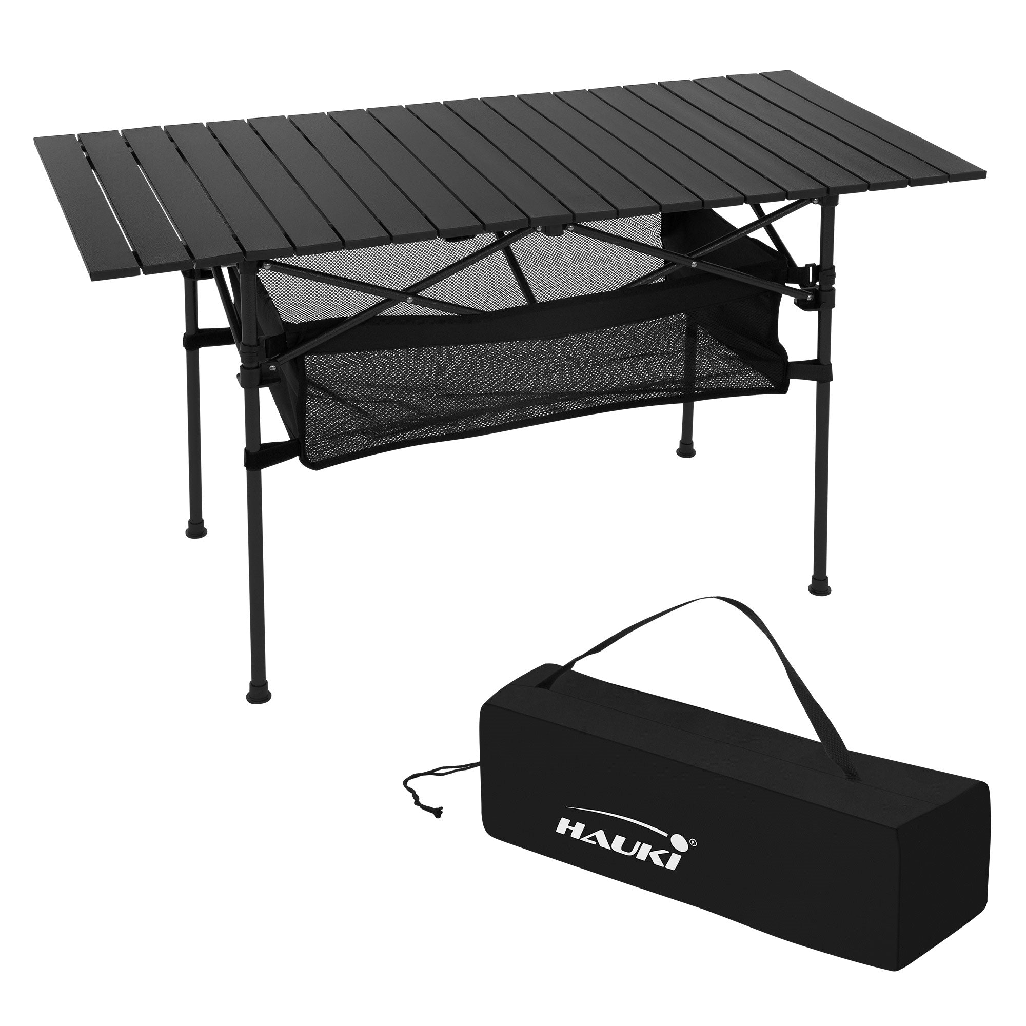 ECD Germany Hauki table camping pliante 118 cm aluminium beige