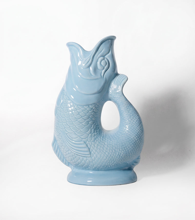 L'avant gardiste Gluggle XL carafe poisson vert sauge