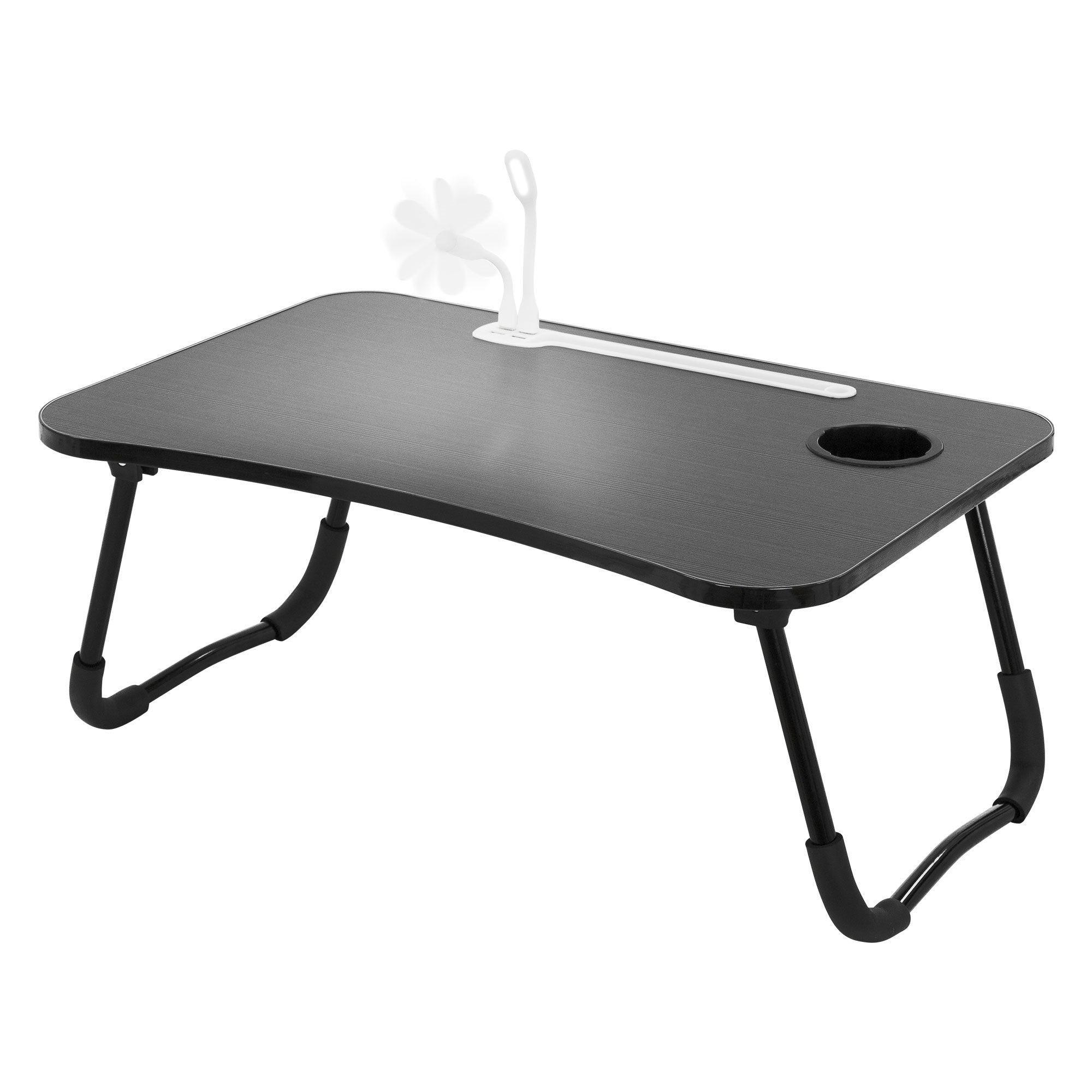 ECD Germany Möbel table lit USB 60x40 cm naturel MDF