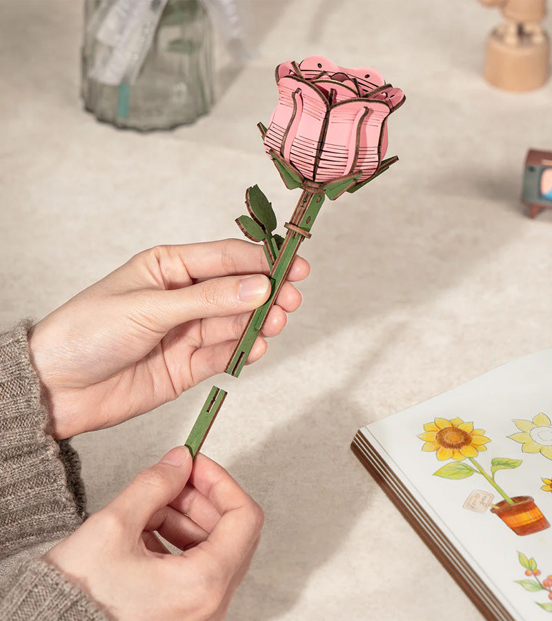 L'avant gardiste DIY Kit bouquet fleurs en bois à faire soi-même