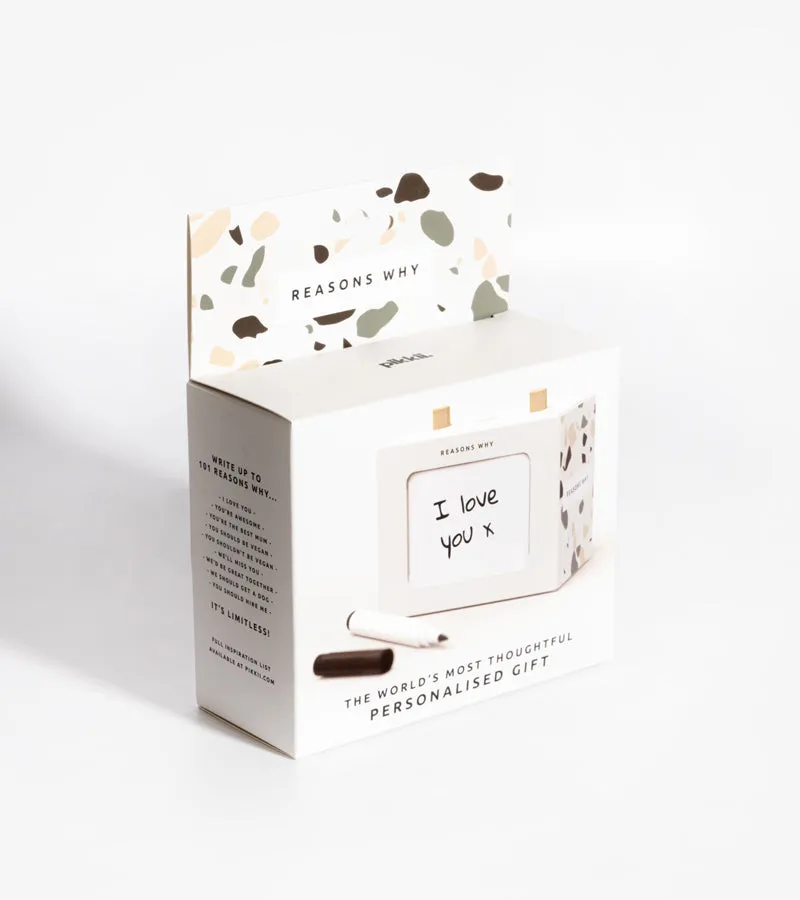 L'avant gardiste Scroll Box boîte bois 101 raisons couple