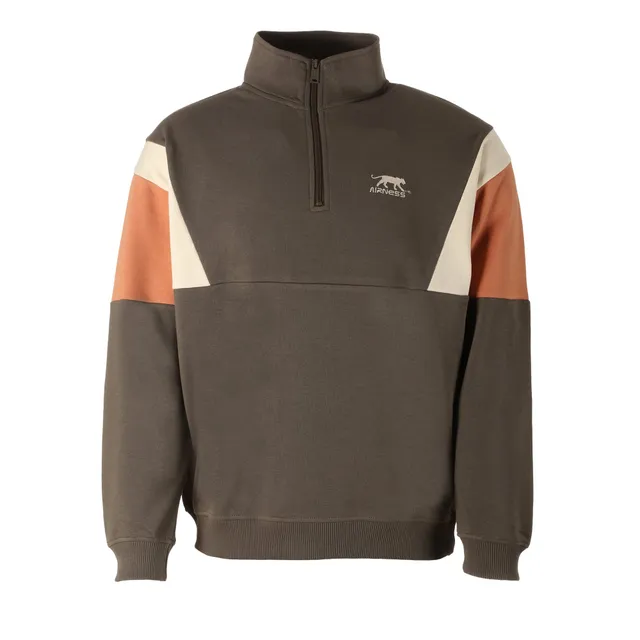 Airness col camionneur sweat homme vert taille M coton