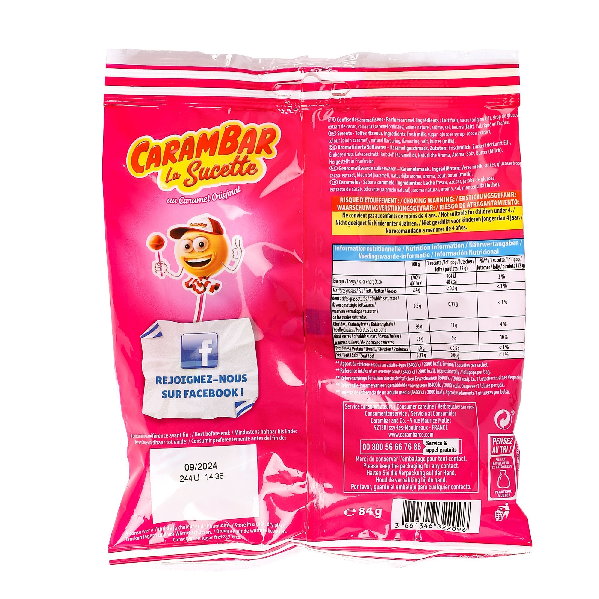 Stokomani Sucettes au caramel bonbons caramel gourmand