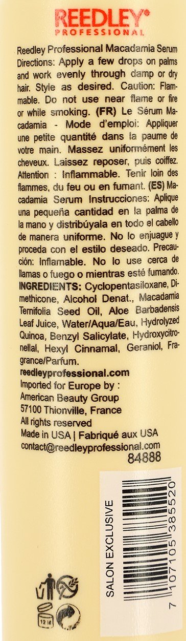 Sérum volumisant macadamia cheveux soyeux