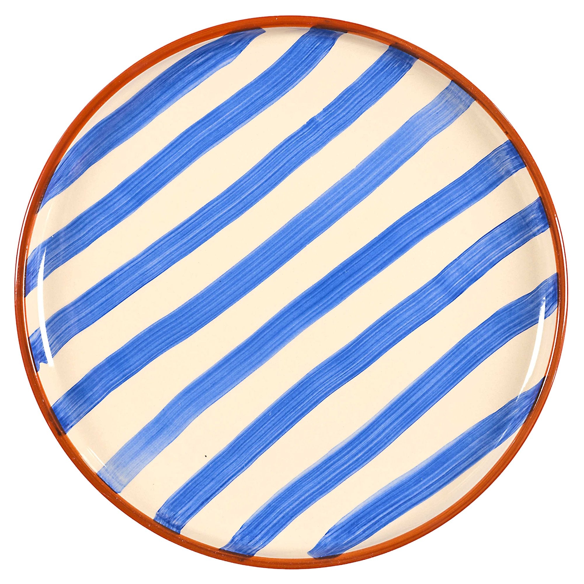 Stokomani Dolce Vita assiette plate peinte 20 cm décorative