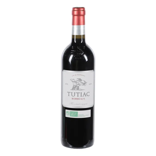 Tutiac Bordeaux AOC 2019 vin bio 13,5%