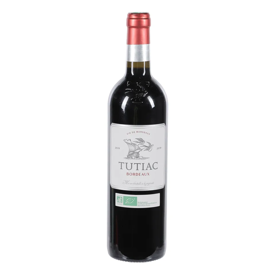 Tutiac Bordeaux AOC 2019 vin bio 13,5%