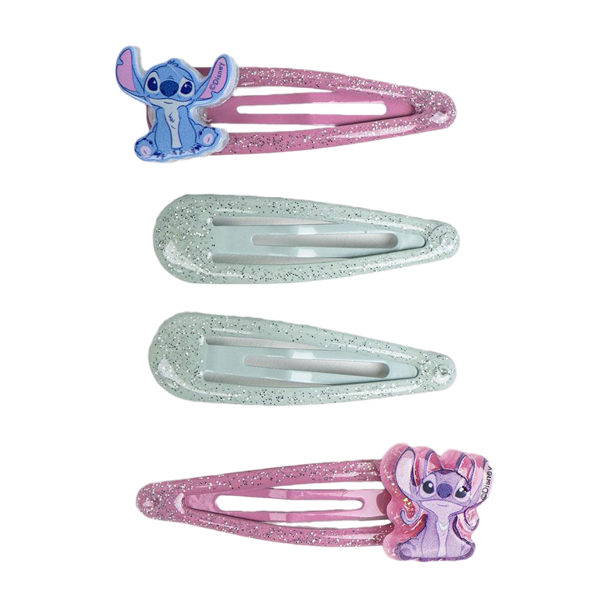 Stokomani Beauté 4 barrettes cheveux Lilo et Stitch