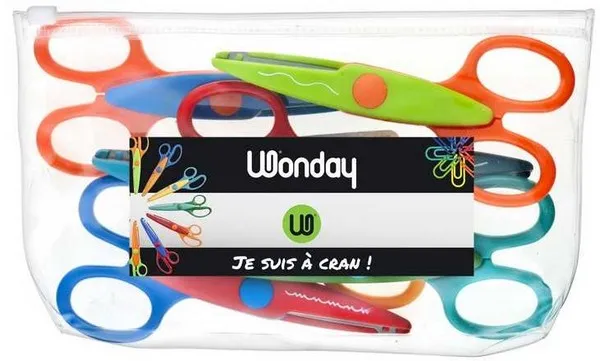 Safe Tool Ciseaux cranteurs 13 cm pochette 6 pièces