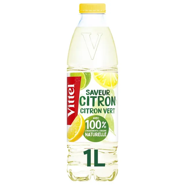 Stokomani Épicerie Eau aromatisée citron vert 1L bouteille