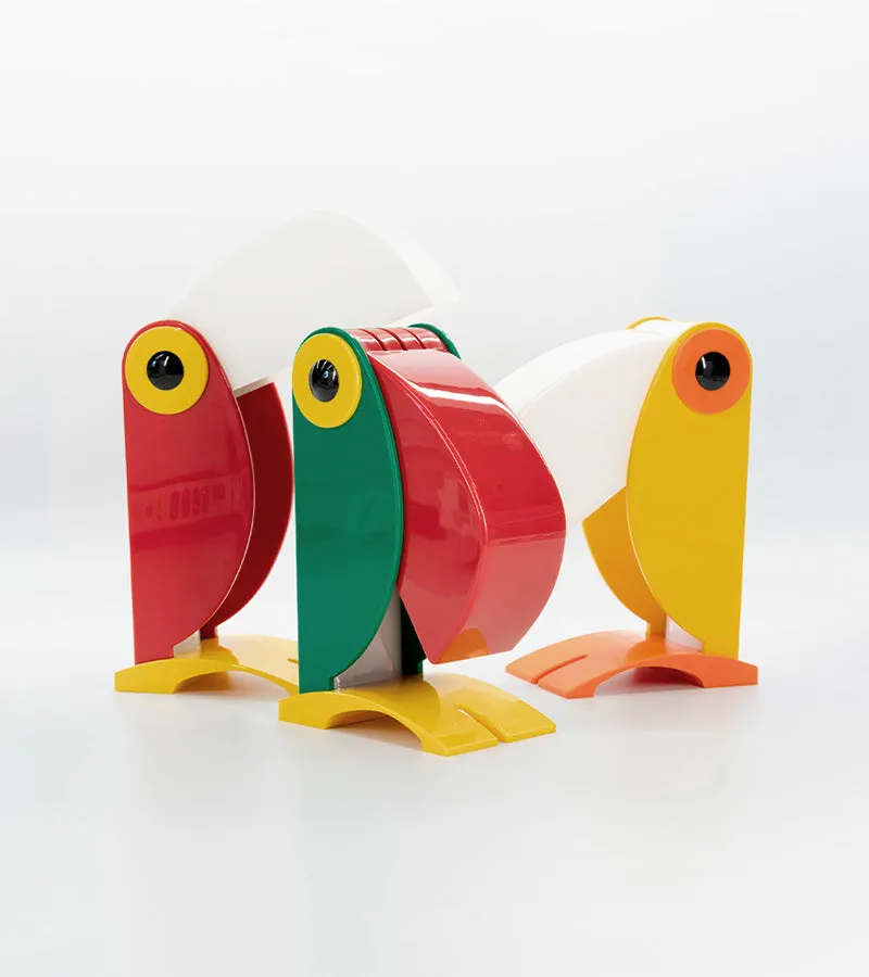 Lampe Toucan lampe design vert années 70