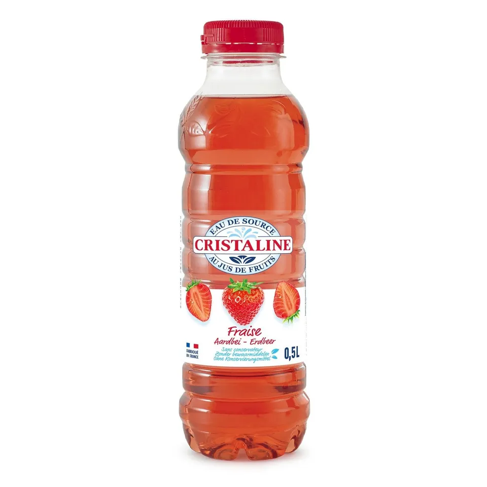 Cristaline Eau Aromatisée Fraise Légère Désaltérante
