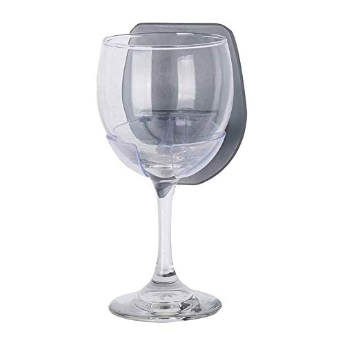 Shop-Story Maison porte-verre vin baignoire gris ventouse