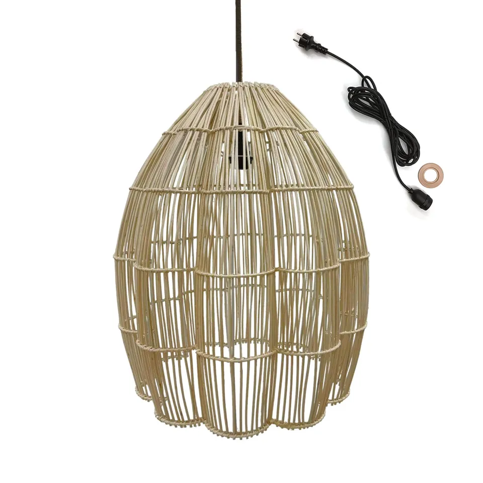Red Deco Avila Outdoor suspension rotin 5 m E27