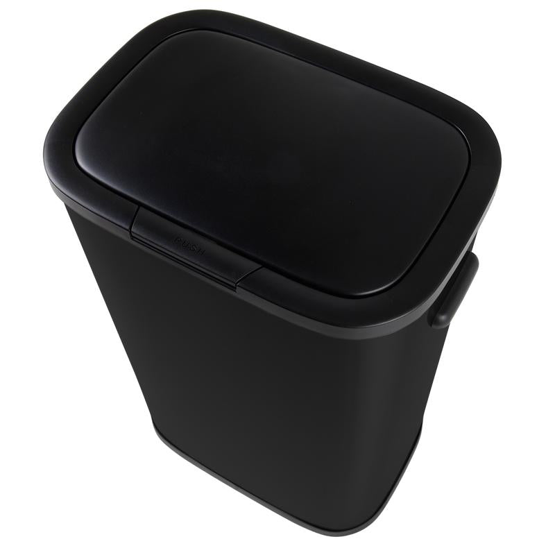 Red Deco Portland 60L poubelle cuisine push noir inox