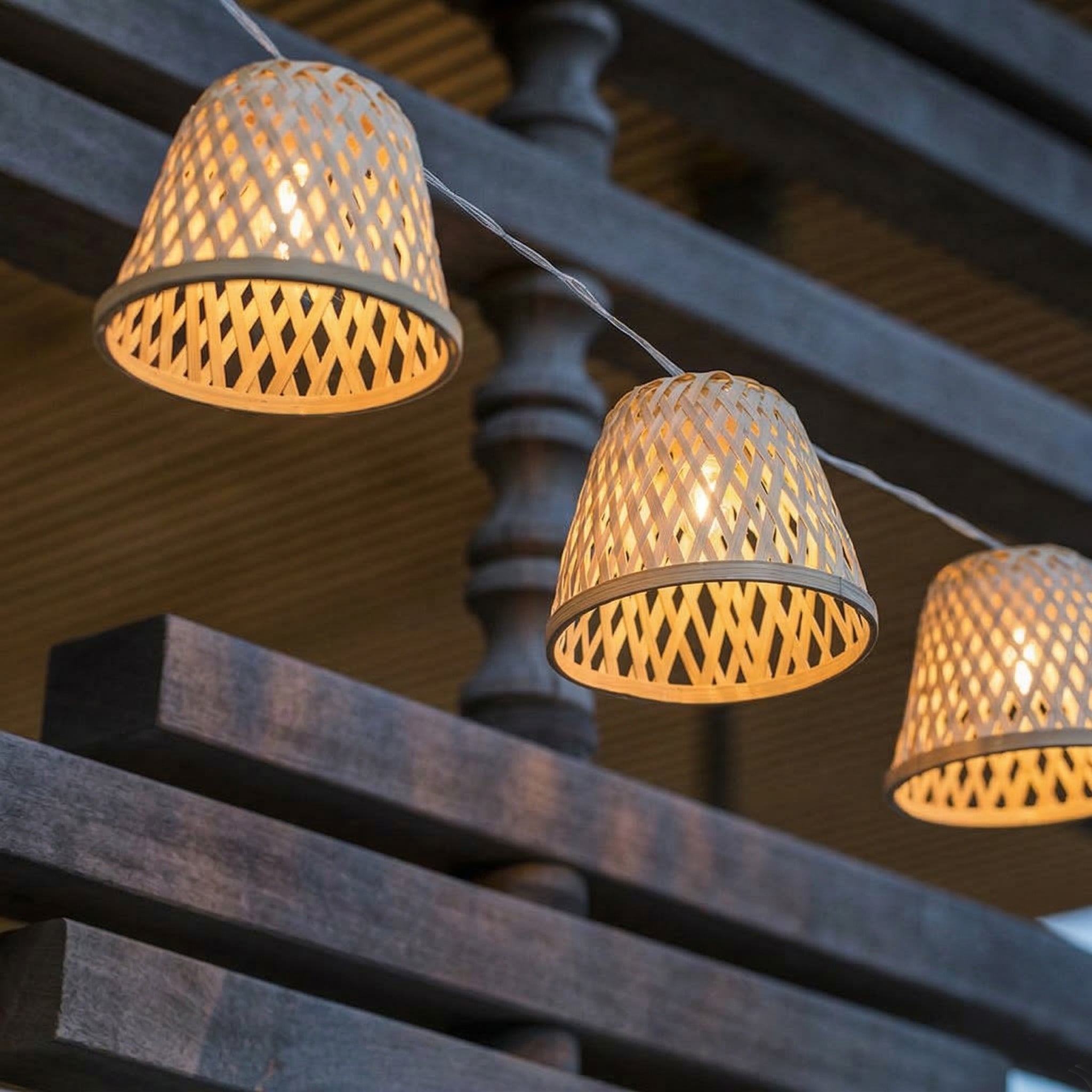 Red Deco Chill Hybrid guirlande lumineuse bambou 3,80 m 10 LED