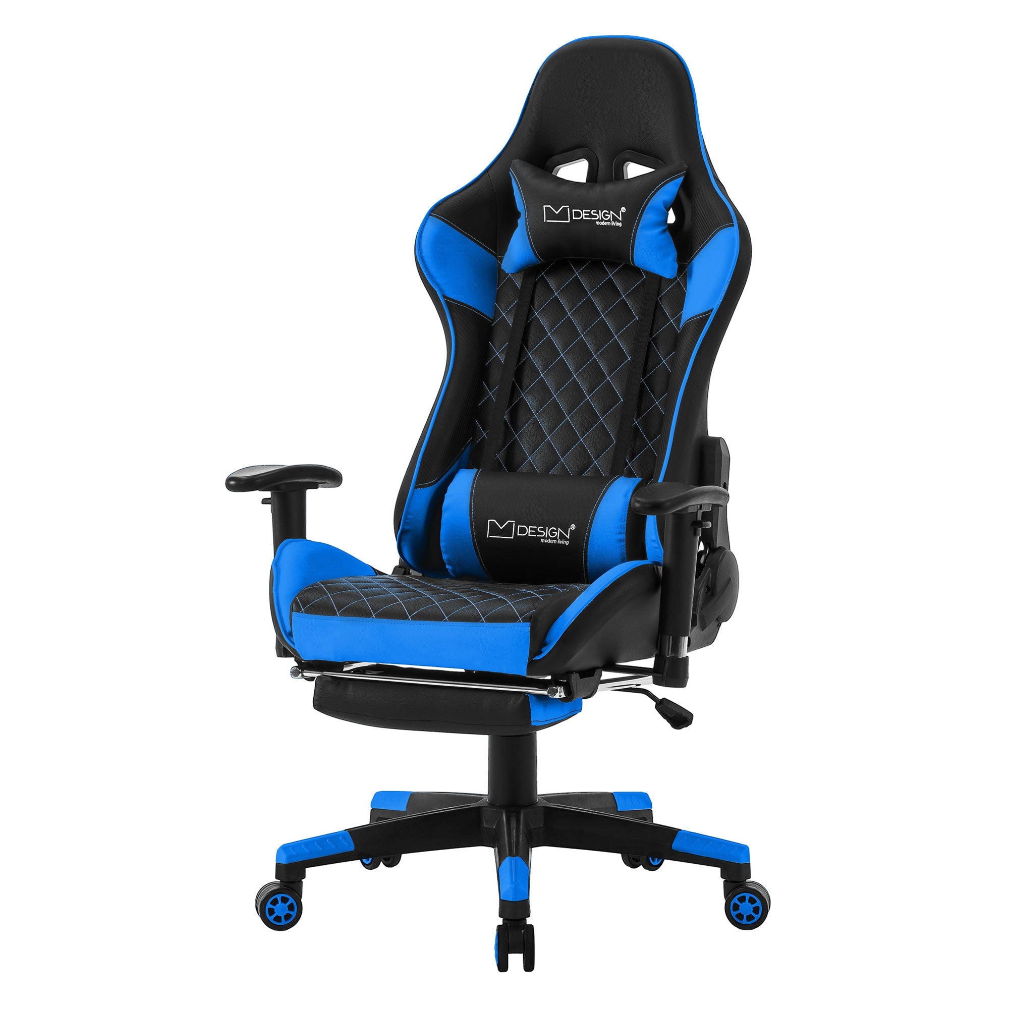 ECD Germany Möbel chaise gaming noire simili cuir