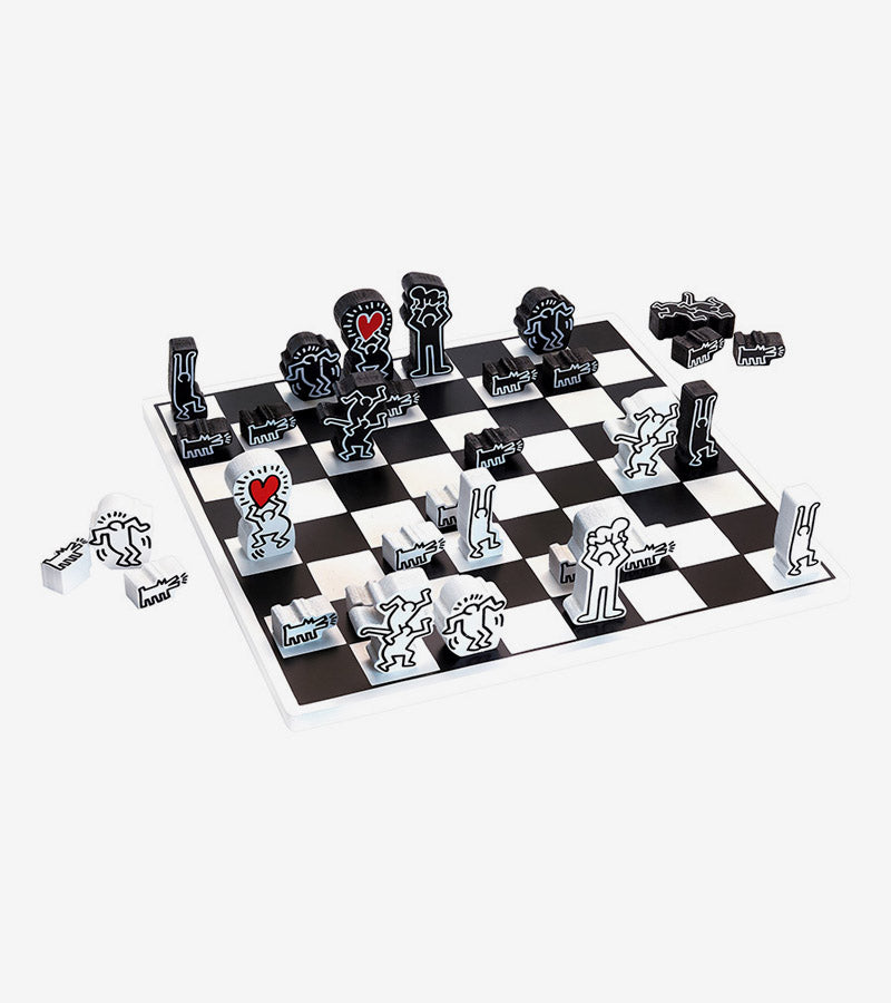 L'avant gardiste Jeu d'échecs Keith Haring pop-art