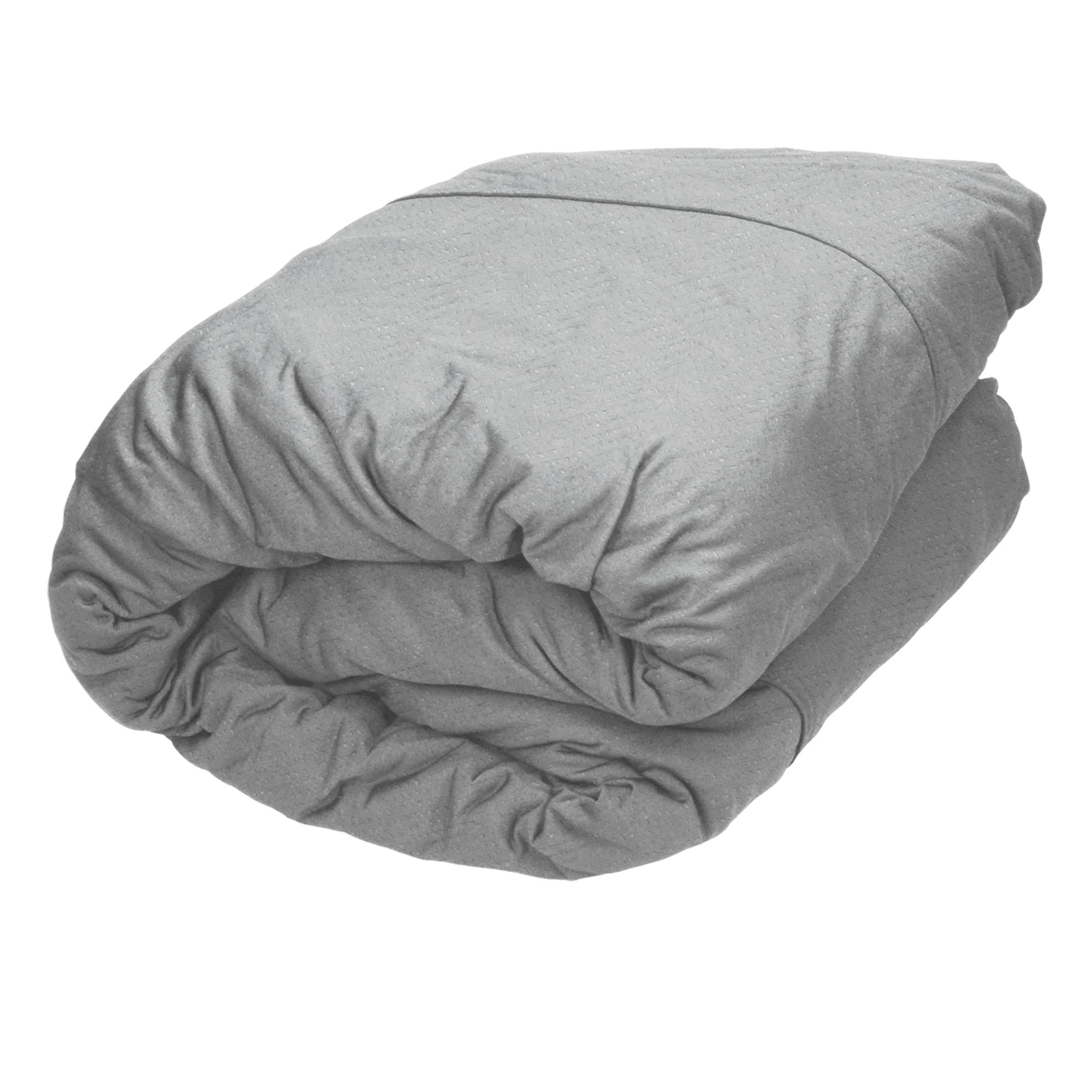 ECD Germany Housse voiture compacte grise 405x155x125 cm