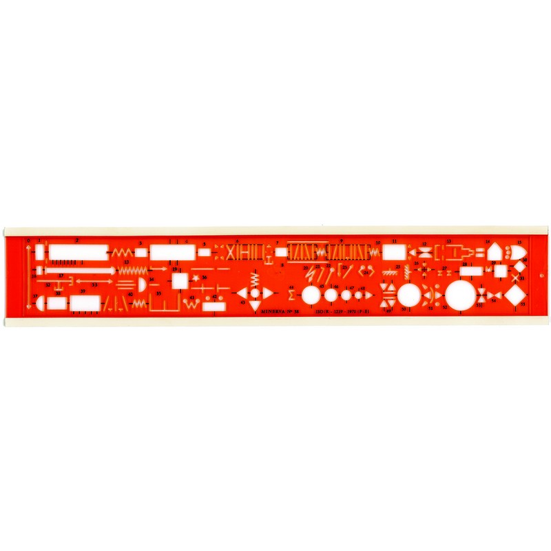 Safe Tool Symboles hydropneumatiques N38 pochoir bureau