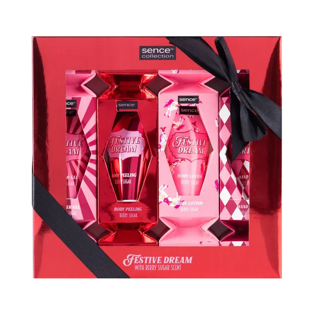 Stokomani 4 Crackers beauté de Noël gels douche à offrir