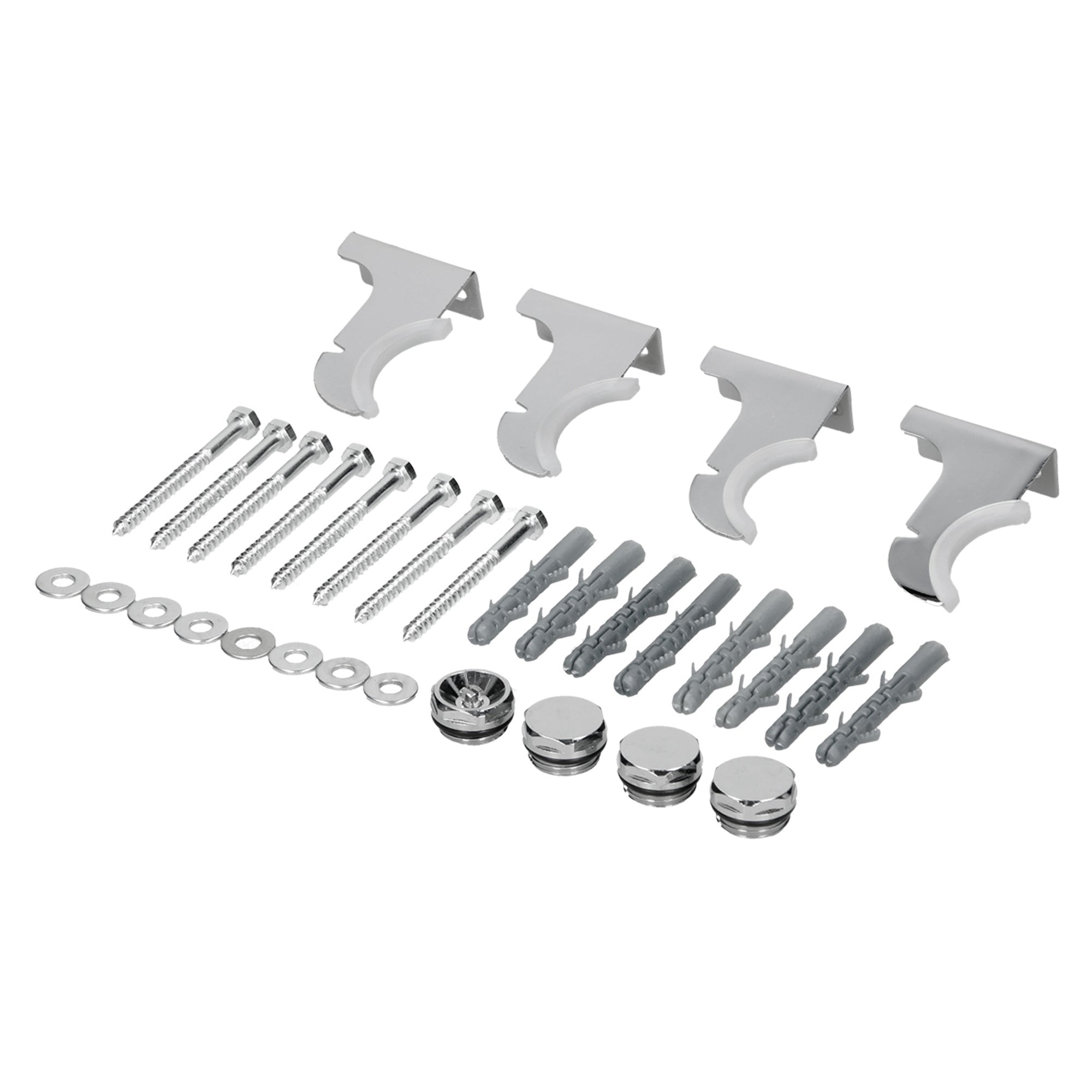 ECD Germany LuxeBath Kit Fixation Radiateur Anthracite Sahara