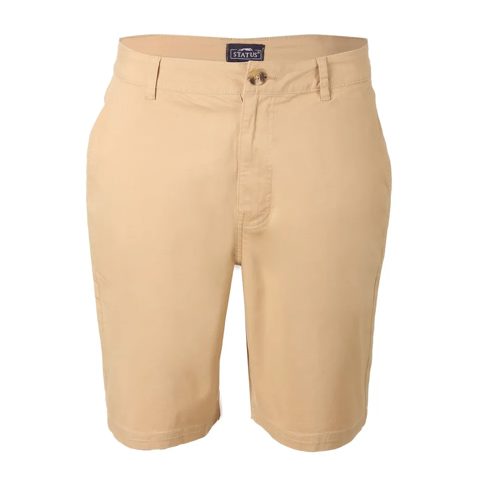 Stokomani chino bermuda beige homme coton été