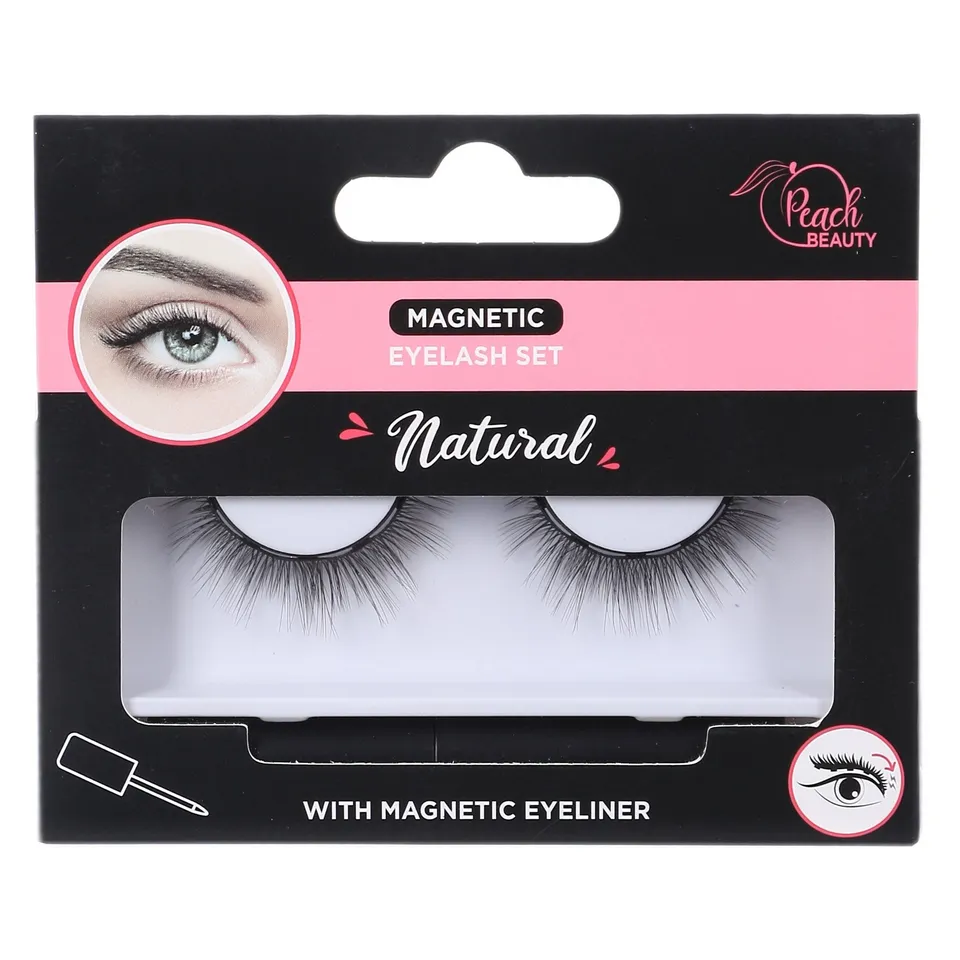 Kit 2 faux-cils magnétique avec eyeliner magnétique réutilisable