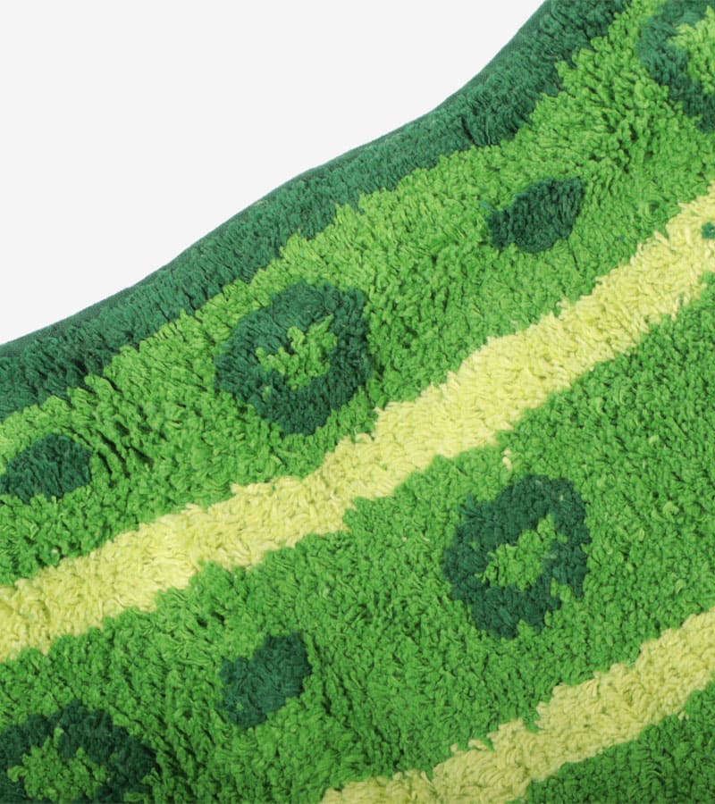 Tapis Cornichon géant moelleux déco fun